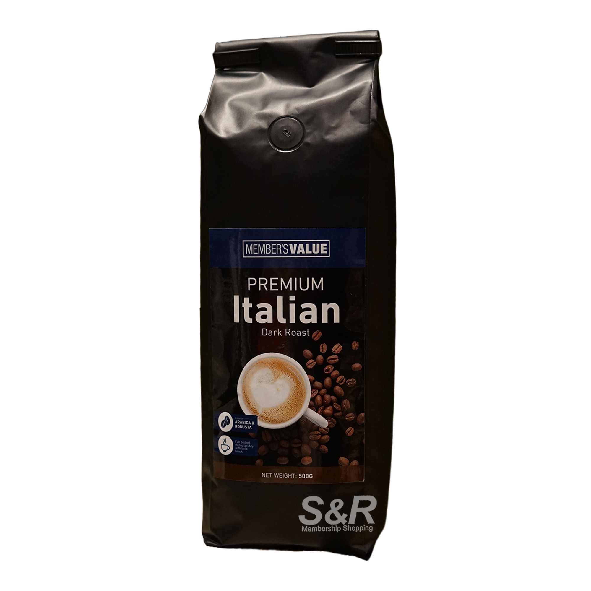 Member's Value Premium Italian Dark Roast 500g